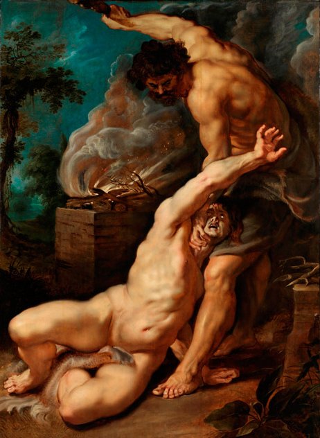 Cain slaying Abel by Peter Paul Rubens